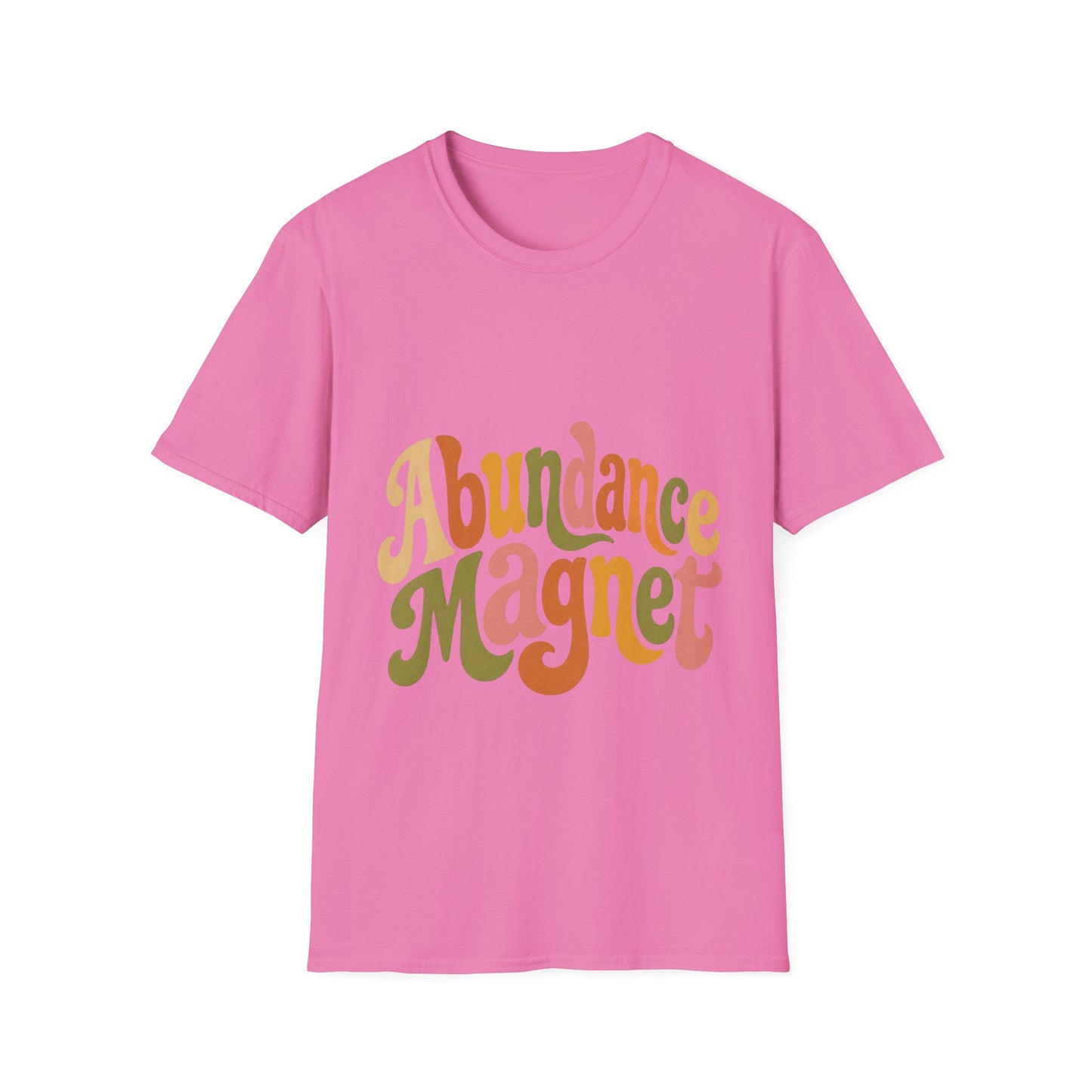 "Abundance Magnet" T-Shirt — Retro Psychedelic Positive Vibes Unisex Tee