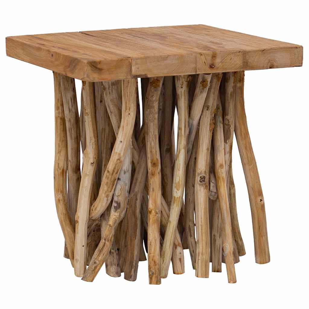 Log Coffee Table | Recycled Wood | 40x40x40 cm