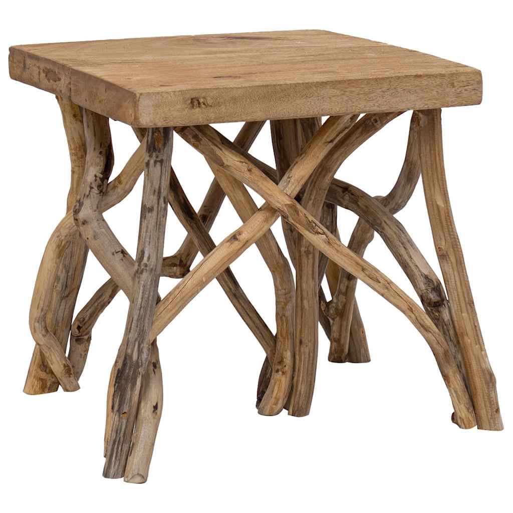Log Coffee Table | Recycled Wood | 40x40x40 cm
