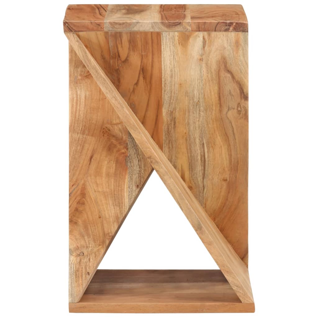 Rustic Acacia Side Table | Solid Wood