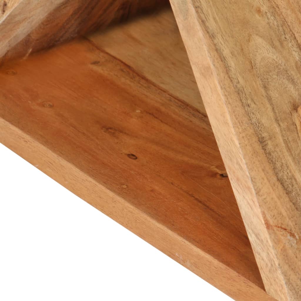 Rustic Acacia Side Table | Solid Wood