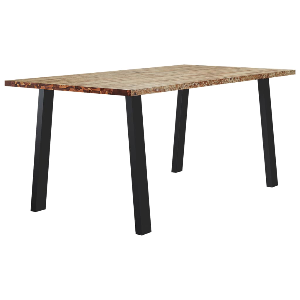 Acacia Kitchen Dining Table | Solid Wood 150x90x75 cm