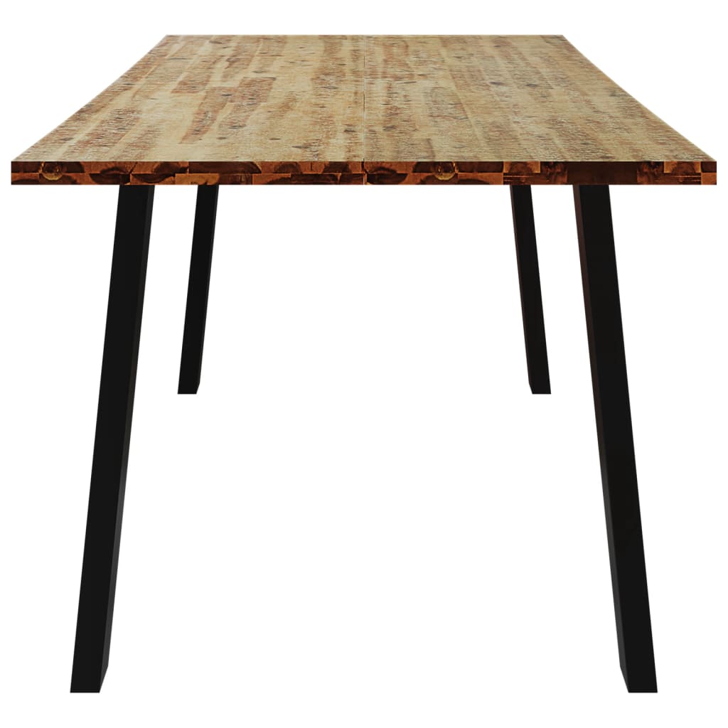Acacia Kitchen Dining Table | Solid Wood 150x90x75 cm