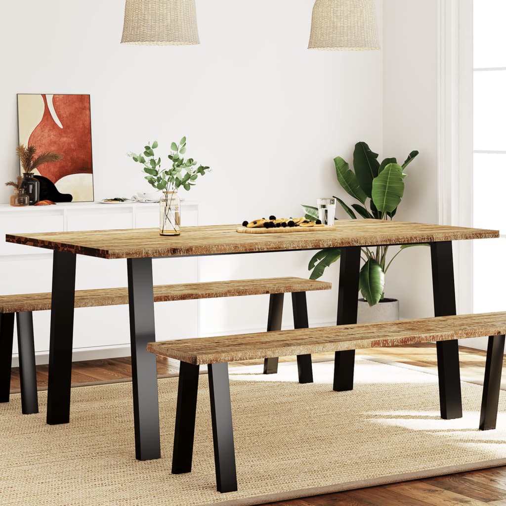 Acacia Kitchen Dining Table | Solid Wood 150x90x75 cm