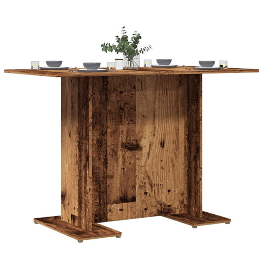 Dining Table Old Wood  Engineered Wood | Low Maintenance | 110x60x75 cm