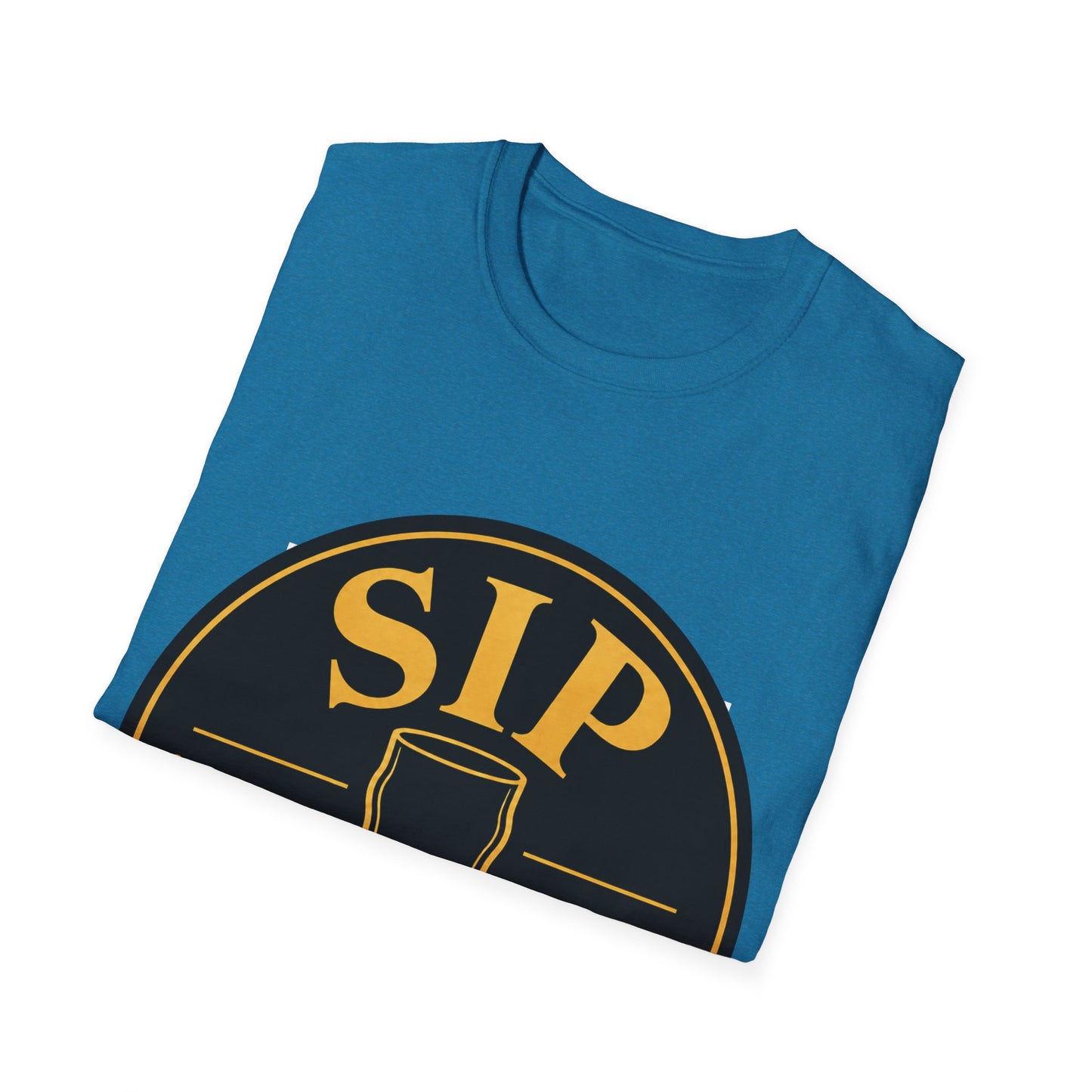 "Sip Happens" T-shirt Drinking Pun Funny Drinking Shirt for Beer Lovers