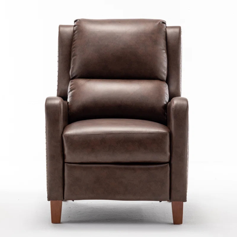 Ipina Leather Match Manual Recliner