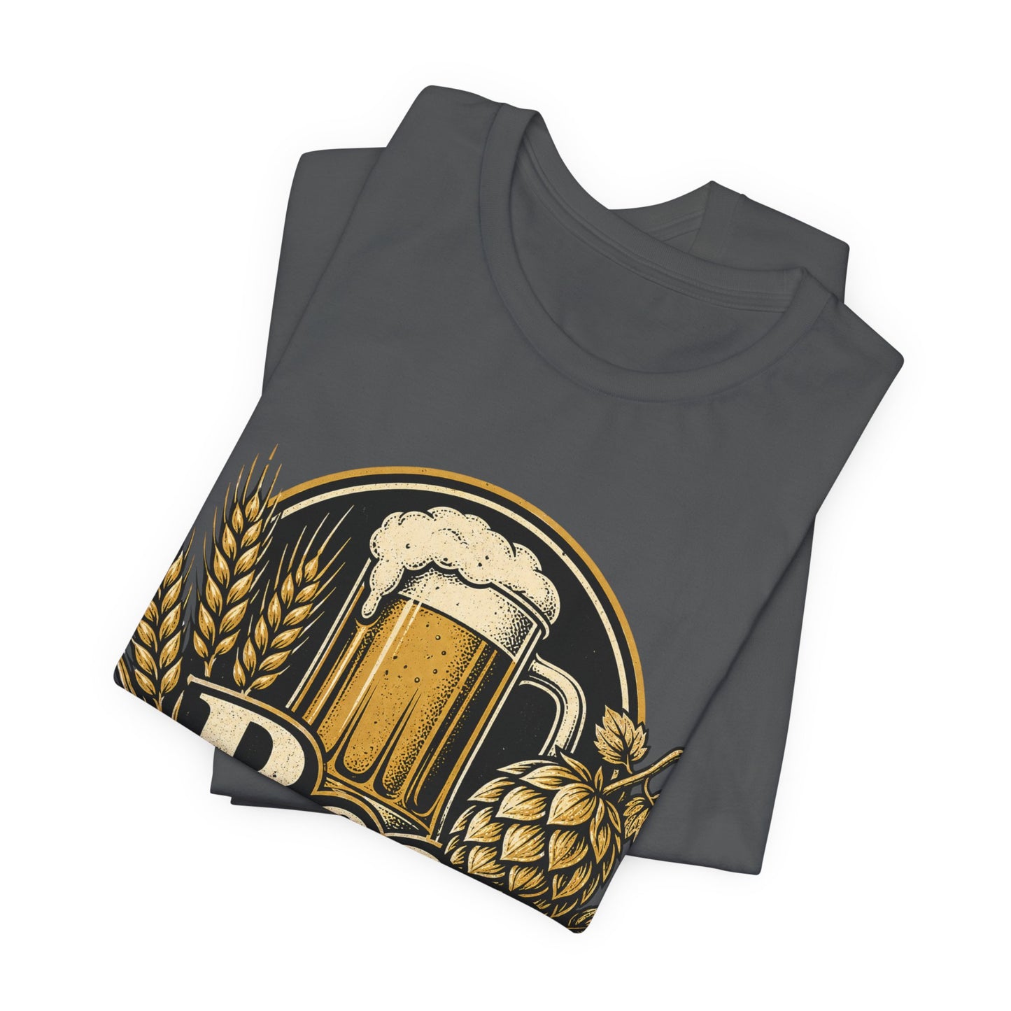 "Beer Necessities" T-Shirt — Vintage Beer Graphic Tee for Brewers & Beer Lovers