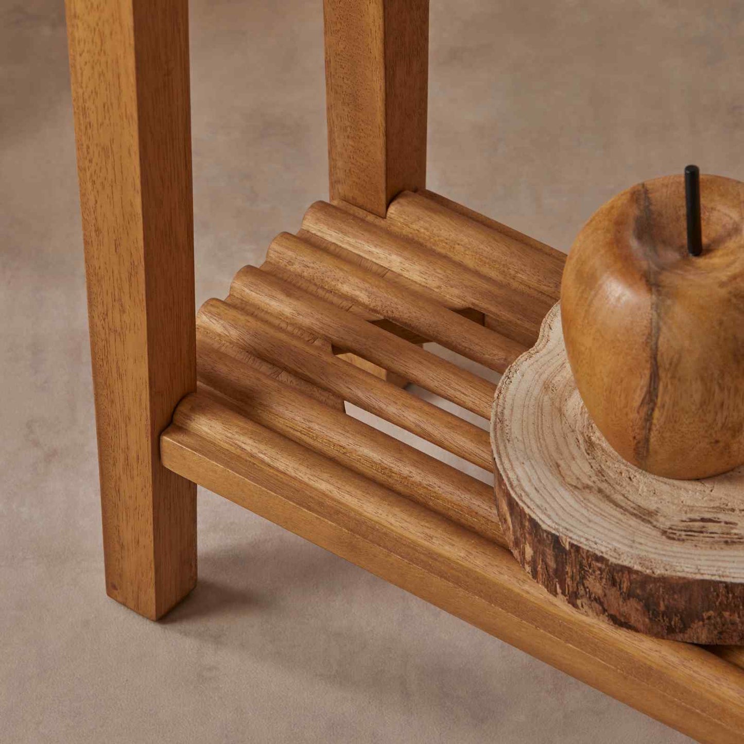 Melia Console & Hallway Table Light Oak Hand Crafted Wax Finish