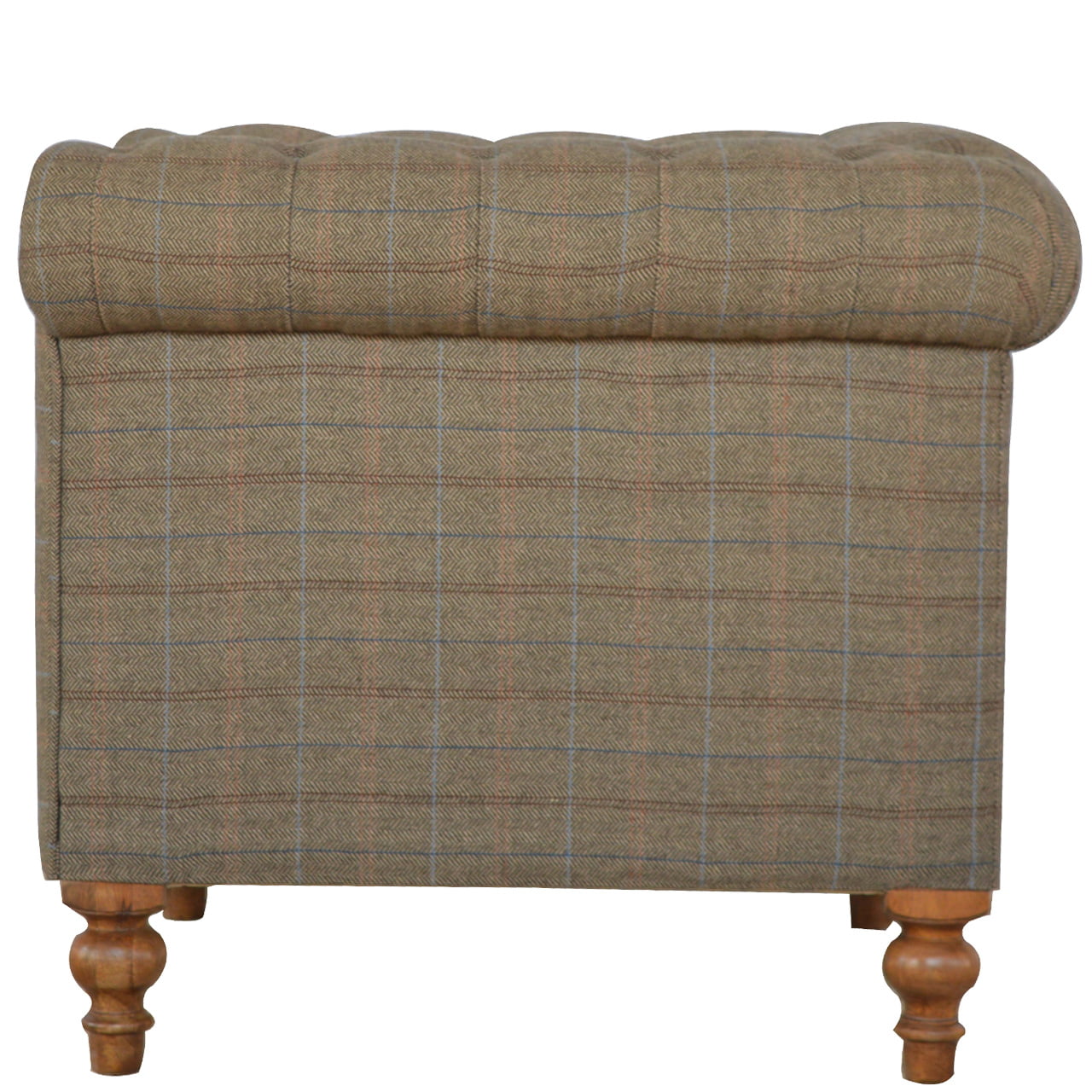 Tweed Chesterfield Sofa | 2 Seater | Handcrafted