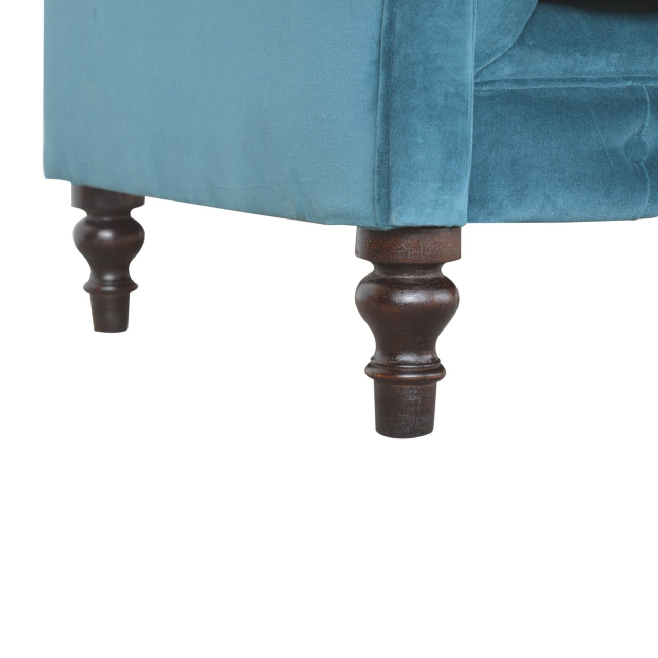Chesterfield Sofa Teal Velvet Made to Order