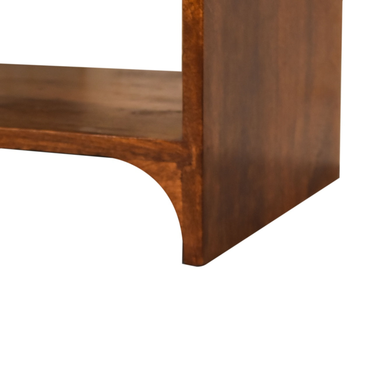Newton Bedside Cabinet Chestnut Finish Hand Made from Solid Mango Wood