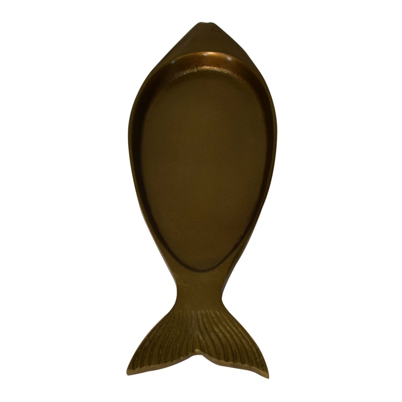 Extraordinary Quirky Fish Tray Antique Brass Finish