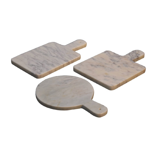 White Marble Classic Chopping Board Set of 3