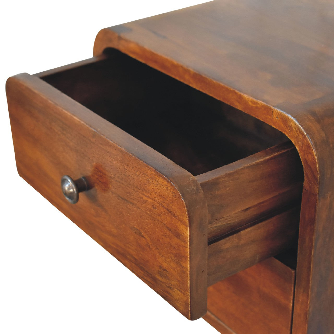 Mini Bedside Unit | Floating | Chestnut Finish | Recession Collection