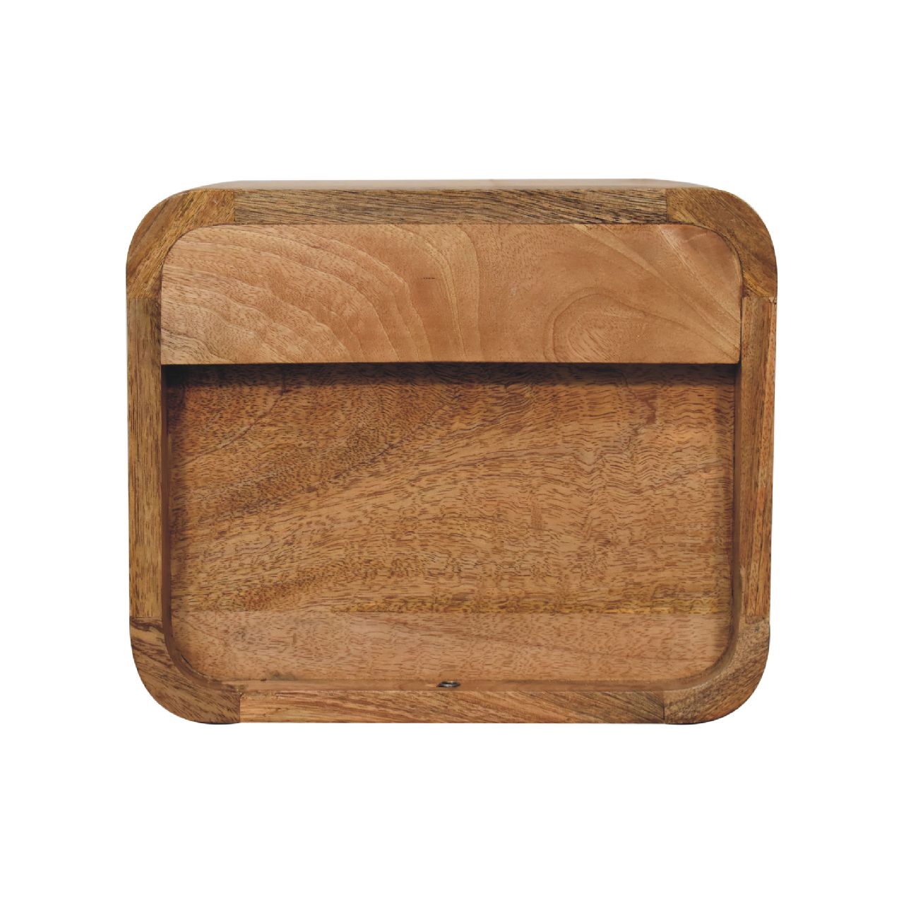 Bedside Storage Recession Curved Floating Minimalist Oak-ish Extraordinary Emporium