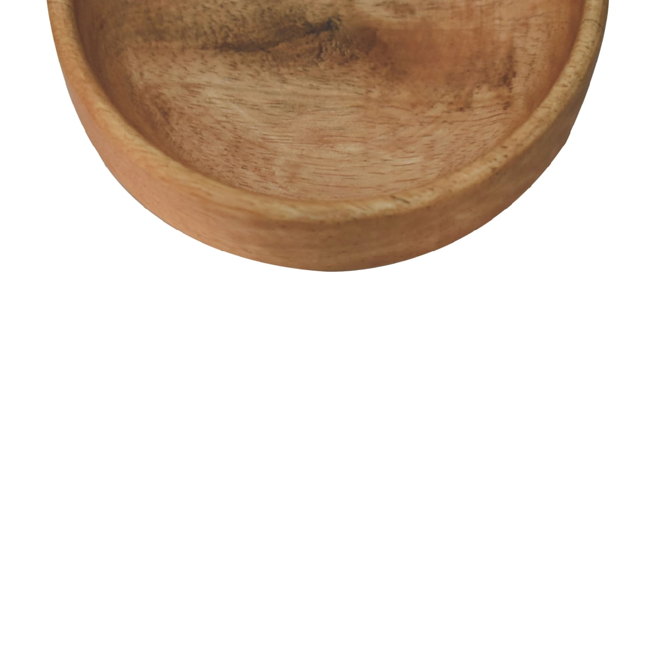 Crafted Solid Mango Wood Fruit Bowl Set of 3