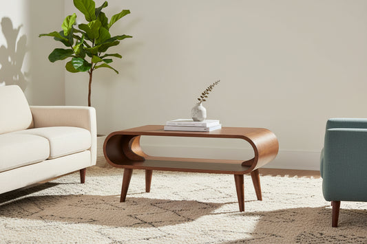 Coffee Table Amaya Nordic Style | Handcrafted Artisan Solid Mango Wood Piece