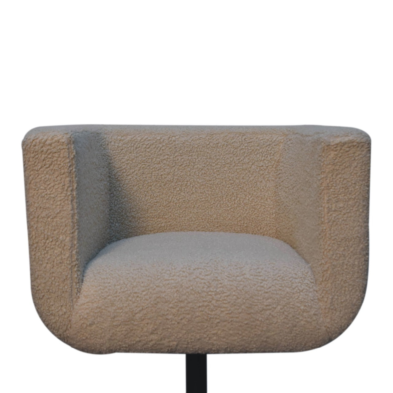 Boucle Cream Swivel Chair | Handcrafted | Shop Online UK