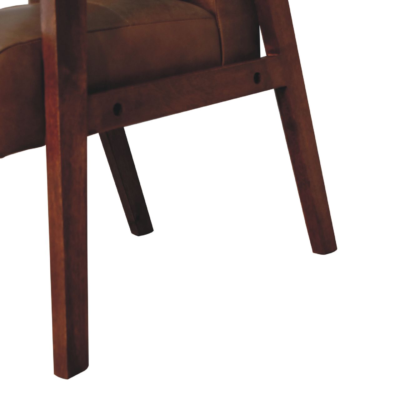 Brown Buffalo Leather Chair Made to Order