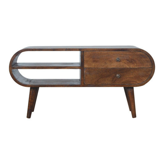 Chestnut London Media Unit Solid Mango Wood