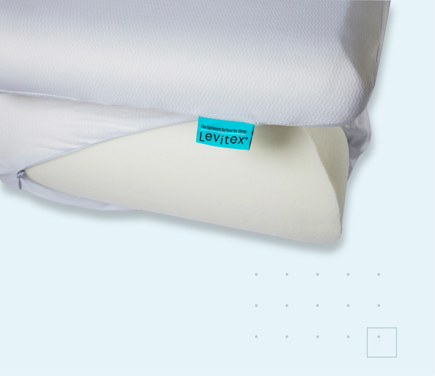 Levitex Sleep Posture Pillow | Supportive Foam Pillow for Spinal Alignment