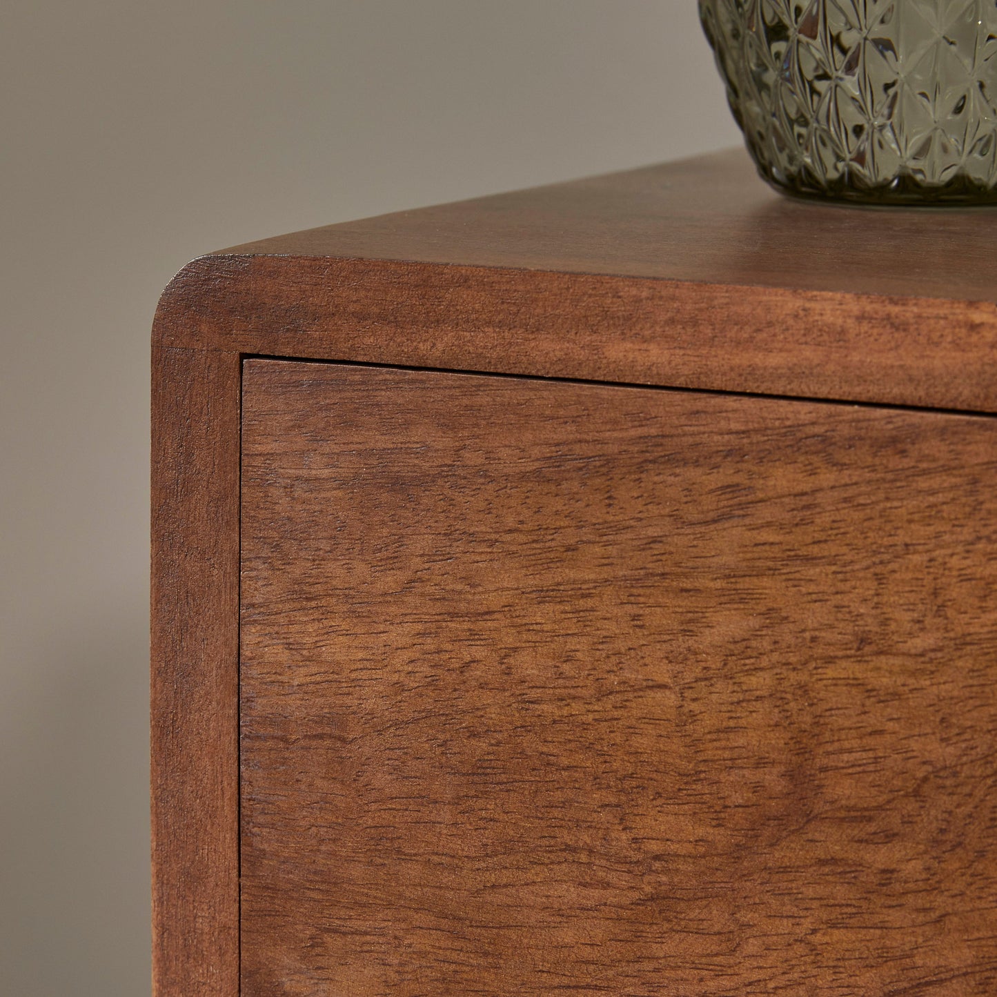 Logan Scandinavian Walnut Bedside Table | Narrow | Small Space