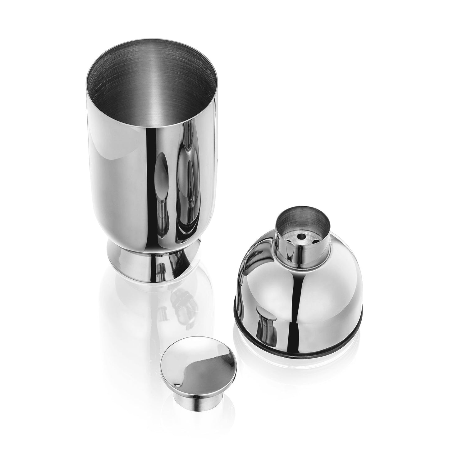 Trombone Cocktail Shaker | Built-in Strainer Secure Cap | Bar Accessory