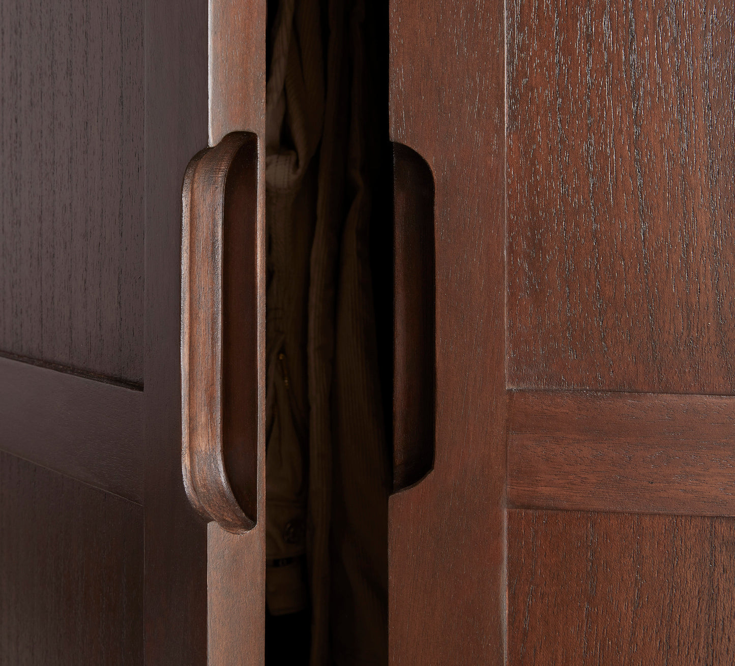Norway Walnut Wardrobe | Hanging Space | Drawer