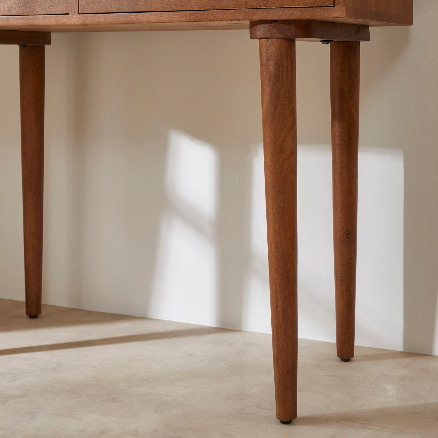 Oslo  Console Dressing Table Desk Scandinavian Walnut Solid Wood Shop Online UK