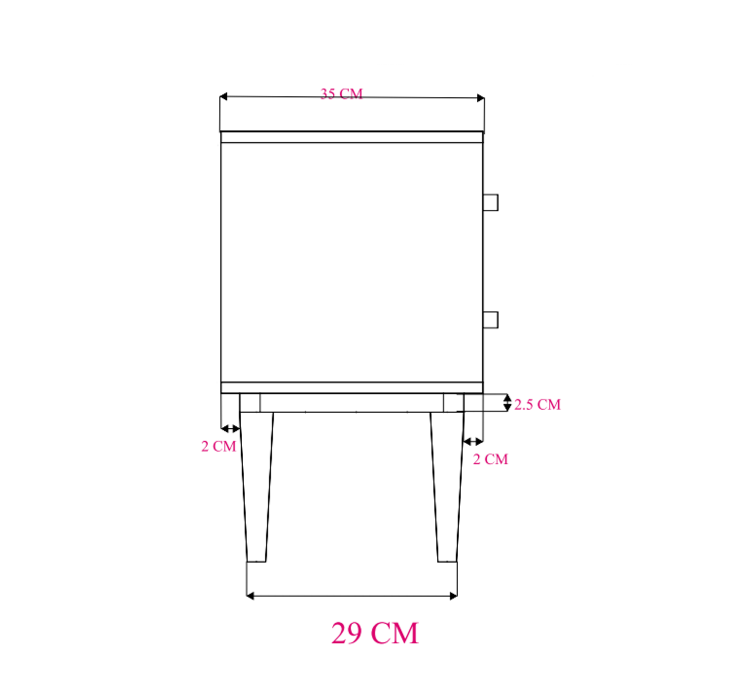 Extraordinary Emporium Eco friendly furniture, hand crafted furniture, solid wood, hard wood furniture oak bedside cabinet