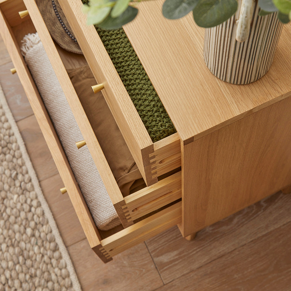 Extraordinary Emporium Eco friendly furniture, hand crafted furniture, solid wood, hard wood furniture oak chest of drawers assembled no flat pack