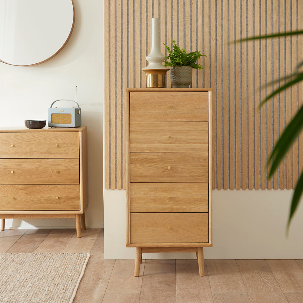 Extraordinary Emporium Eco friendly furniture, hand crafted furniture, solid wood, hard wood furniture Oak Tall boy dresser 