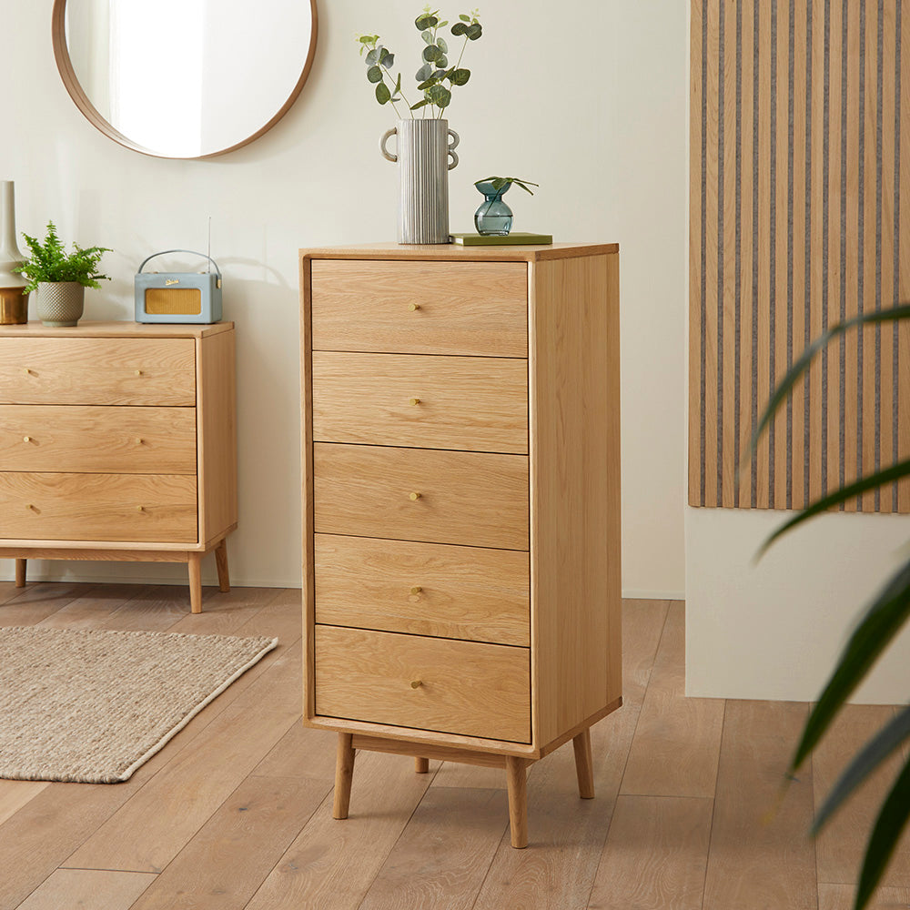 Extraordinary Emporium Eco friendly furniture, hand crafted furniture, solid wood, hard wood furniture Oak Tall boy dresser 