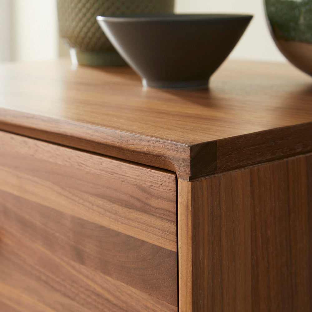 Wright Walnut Tallboy Chest of Drawers Hand Crafted Furniture
