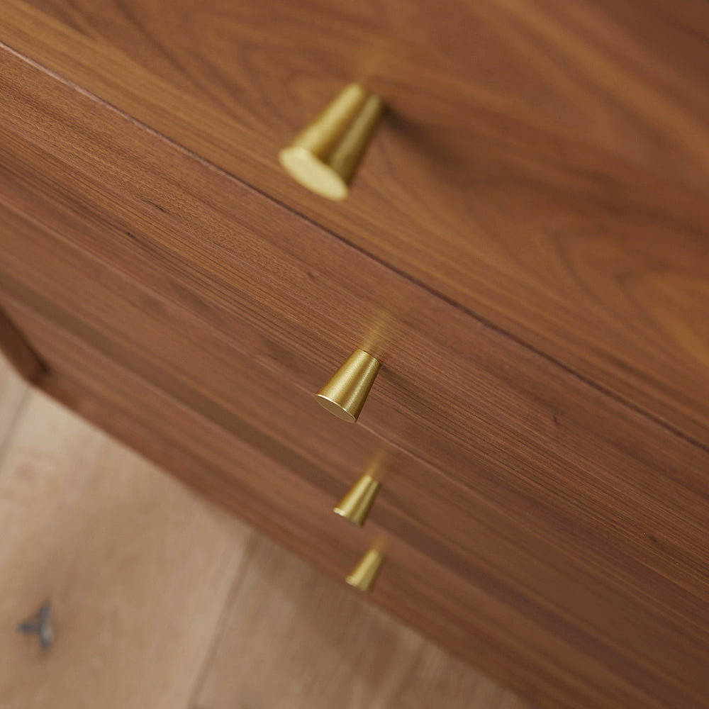 Wright Walnut Tallboy Chest of Drawers Hand Crafted Furniture