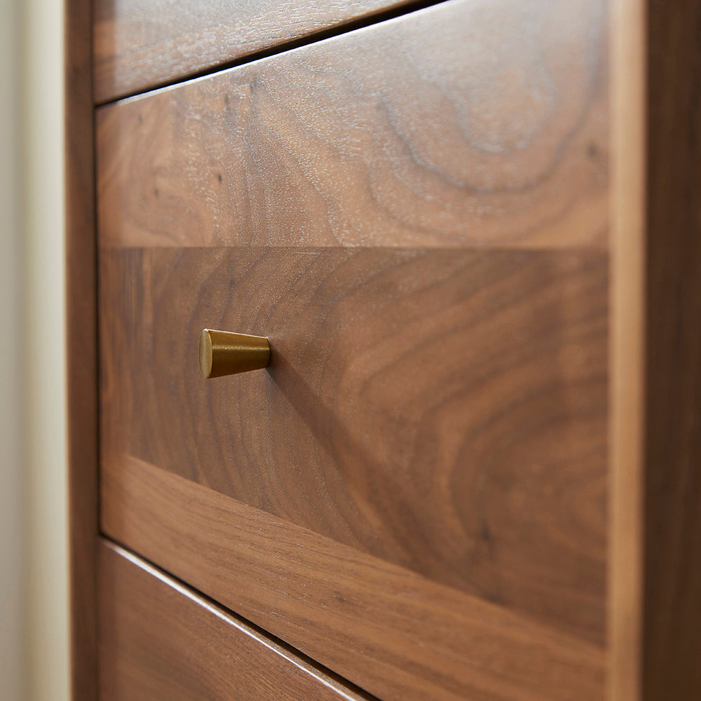 Wright Walnut Tallboy Chest of Drawers Hand Crafted Furniture