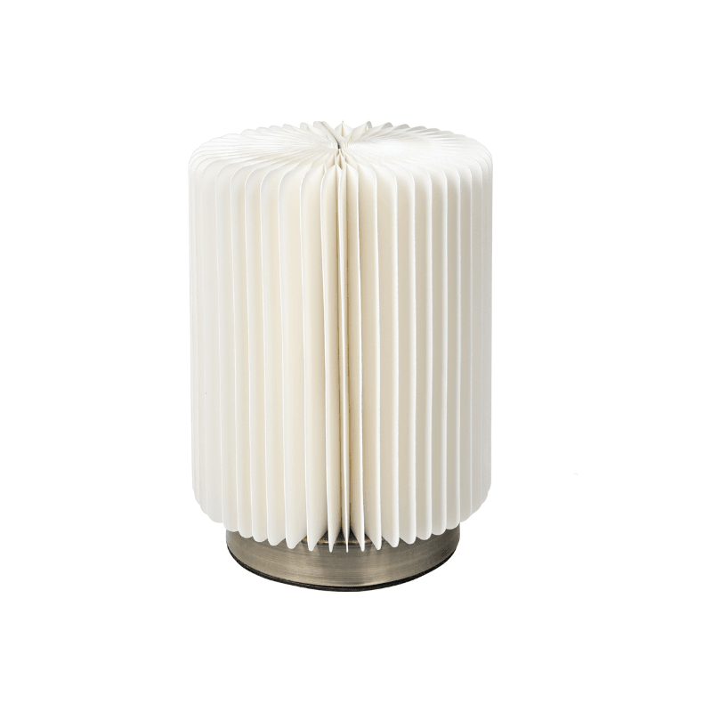 White pleated lamp | Extraordinary Emporium