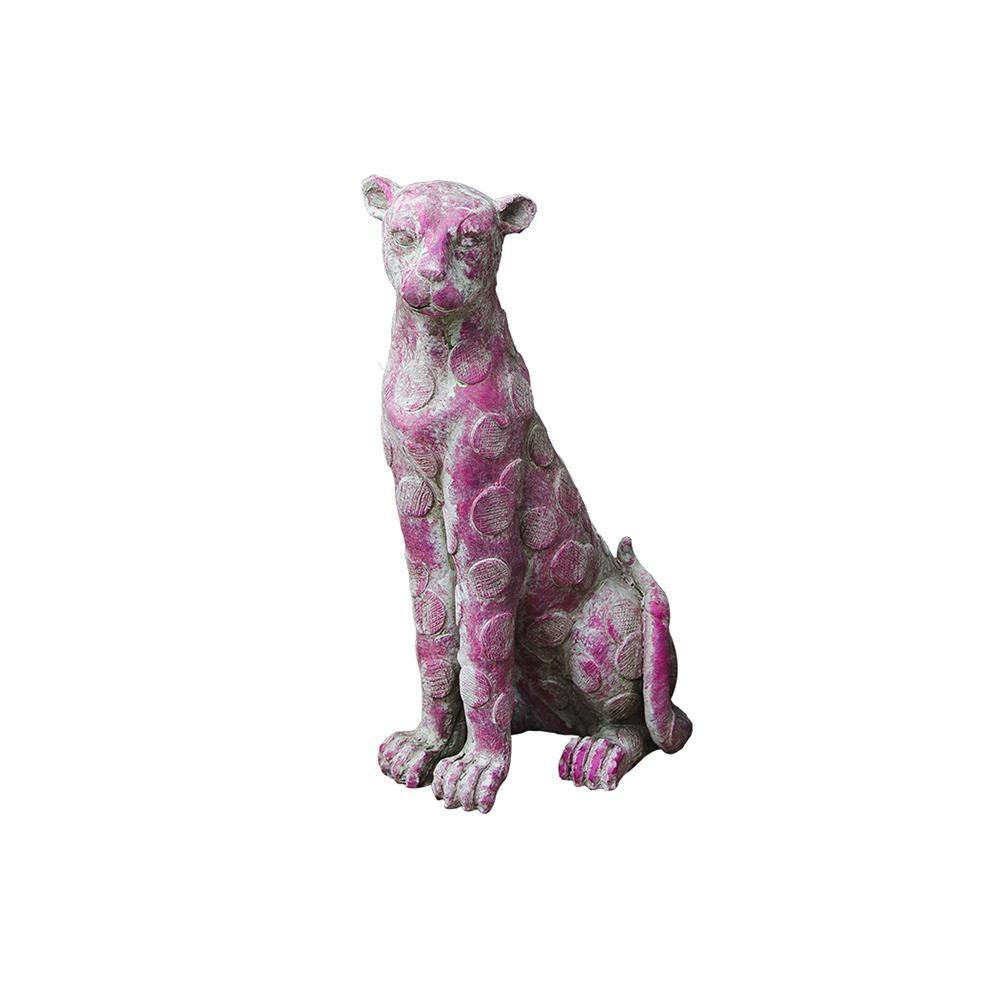AN2 Garden Decoration Set Of Two Dog Statues in Concrete