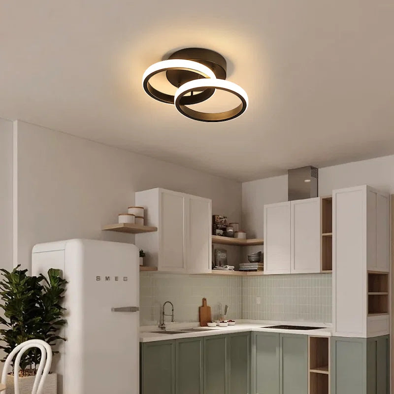 Ceiling Light Verbrande 2-Light 25Cm LED Integrated Semi Flush Mount