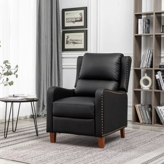 Ipina Leather Match Manual Recliner