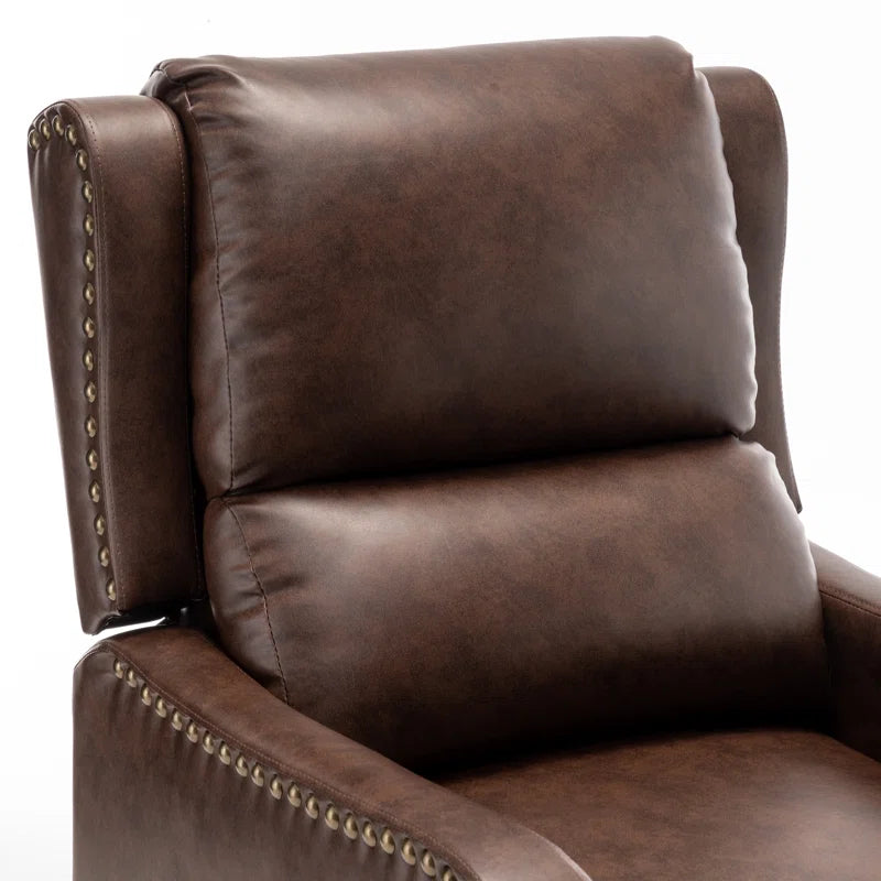Ipina Leather Match Manual Recliner