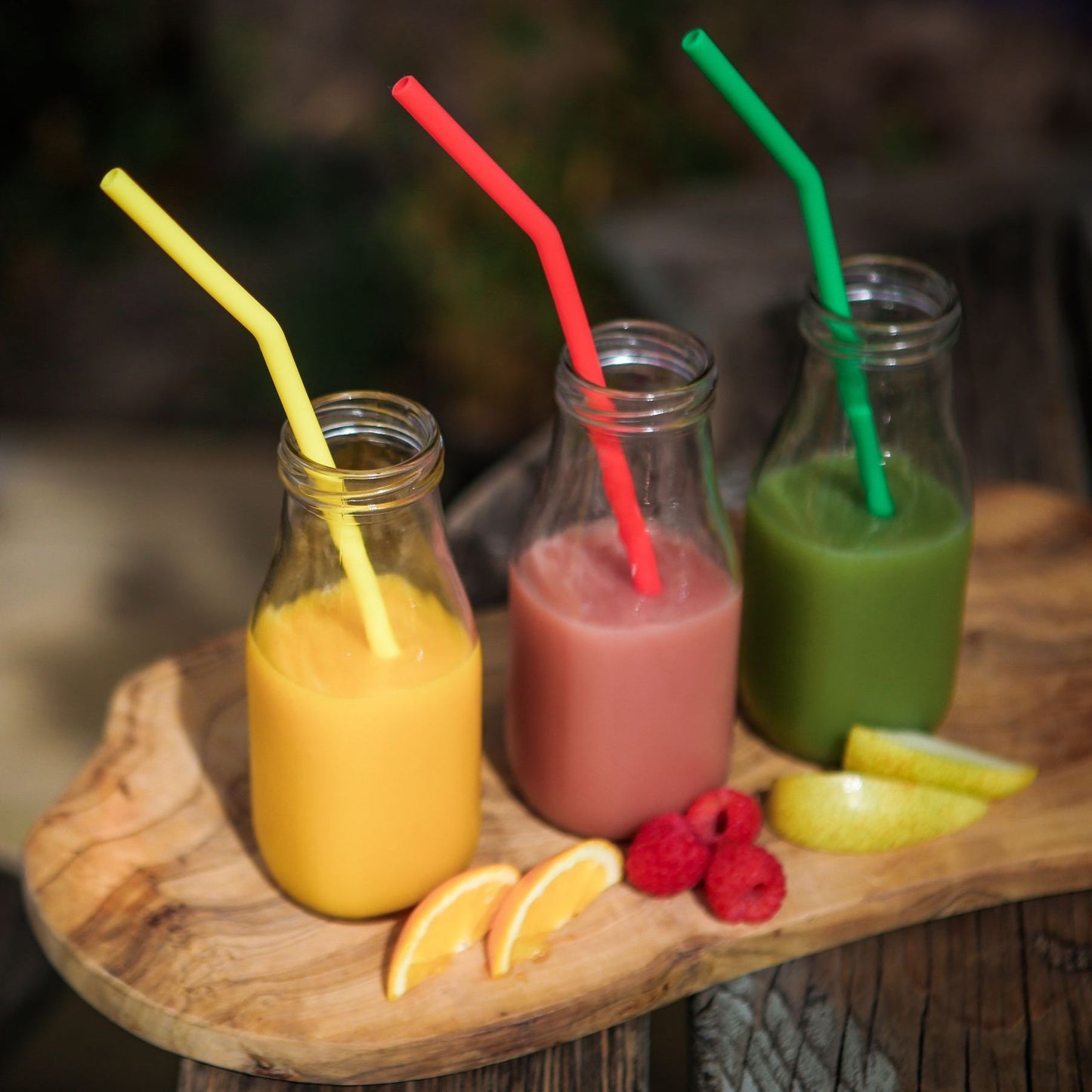 Eco Choice Reusable Silicone Drinking Straws - 6 Pack