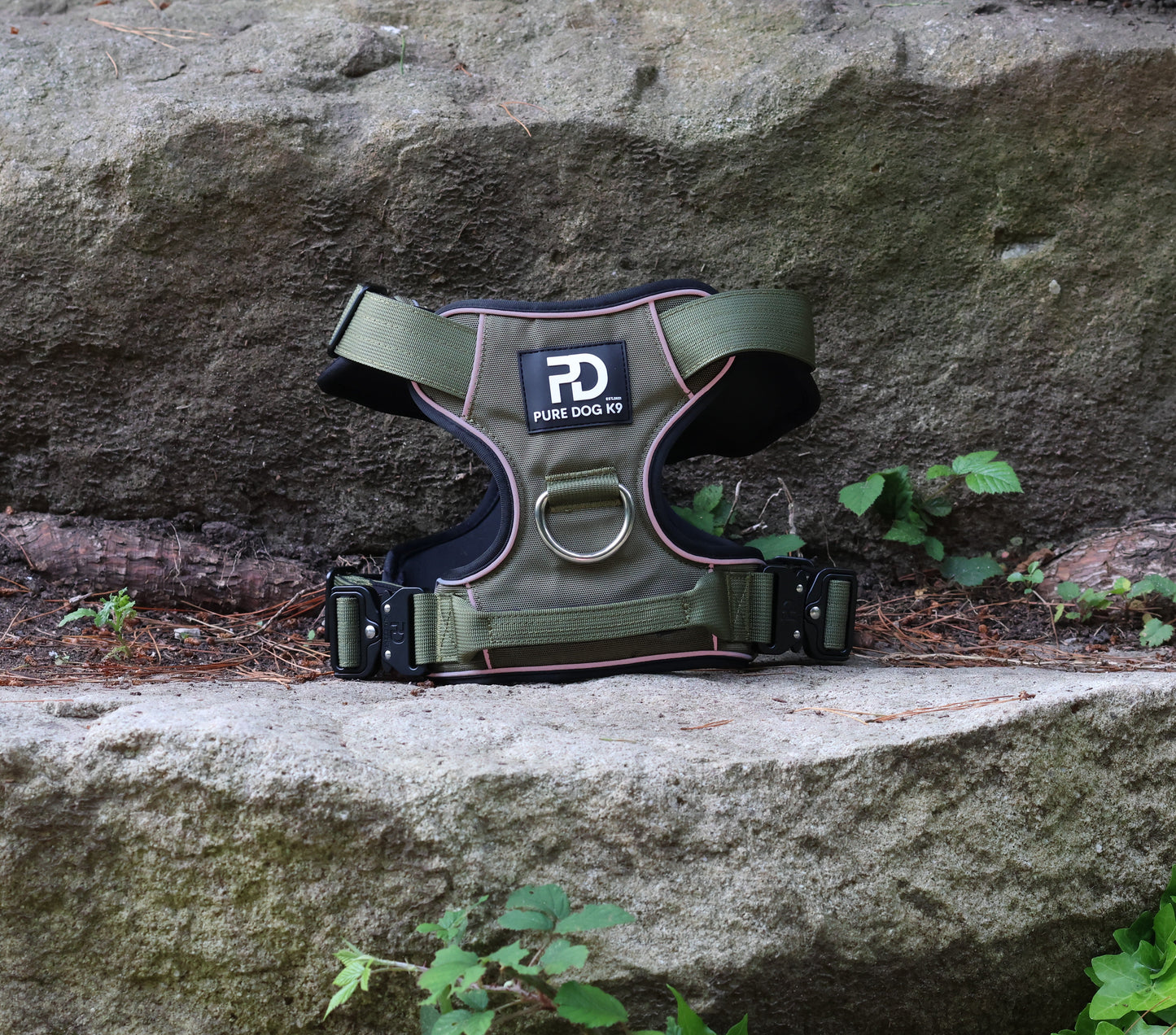 Dog Harness | K9 Comfort Khaki S M L XL  | Shop Online UK