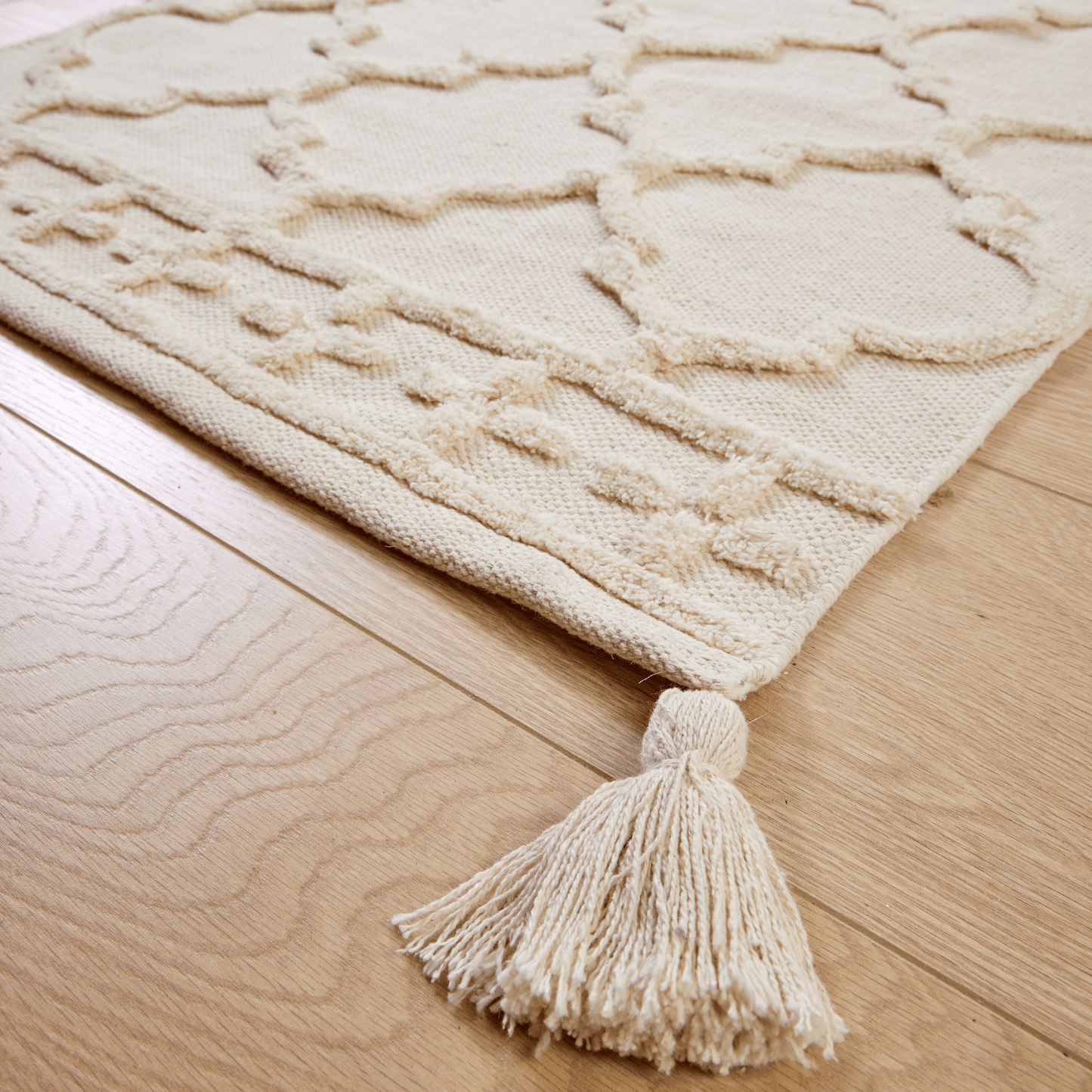 Marrakesh Hand Woven Cotton Rug | Eco-Friendly Durable Carpet  for Living Room Bedroom Kitchen and Entryway Luxury Tufted Home Decor in Multiple Sizes by OLIVIA ROCCO