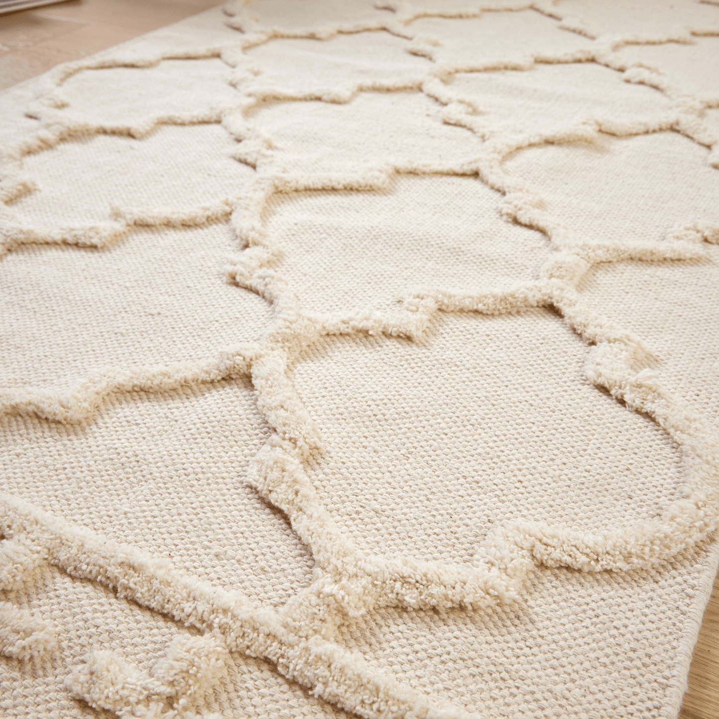 Marrakesh Hand Woven Cotton Rug | Eco-Friendly Durable Carpet  for Living Room Bedroom Kitchen and Entryway Luxury Tufted Home Decor in Multiple Sizes by OLIVIA ROCCO