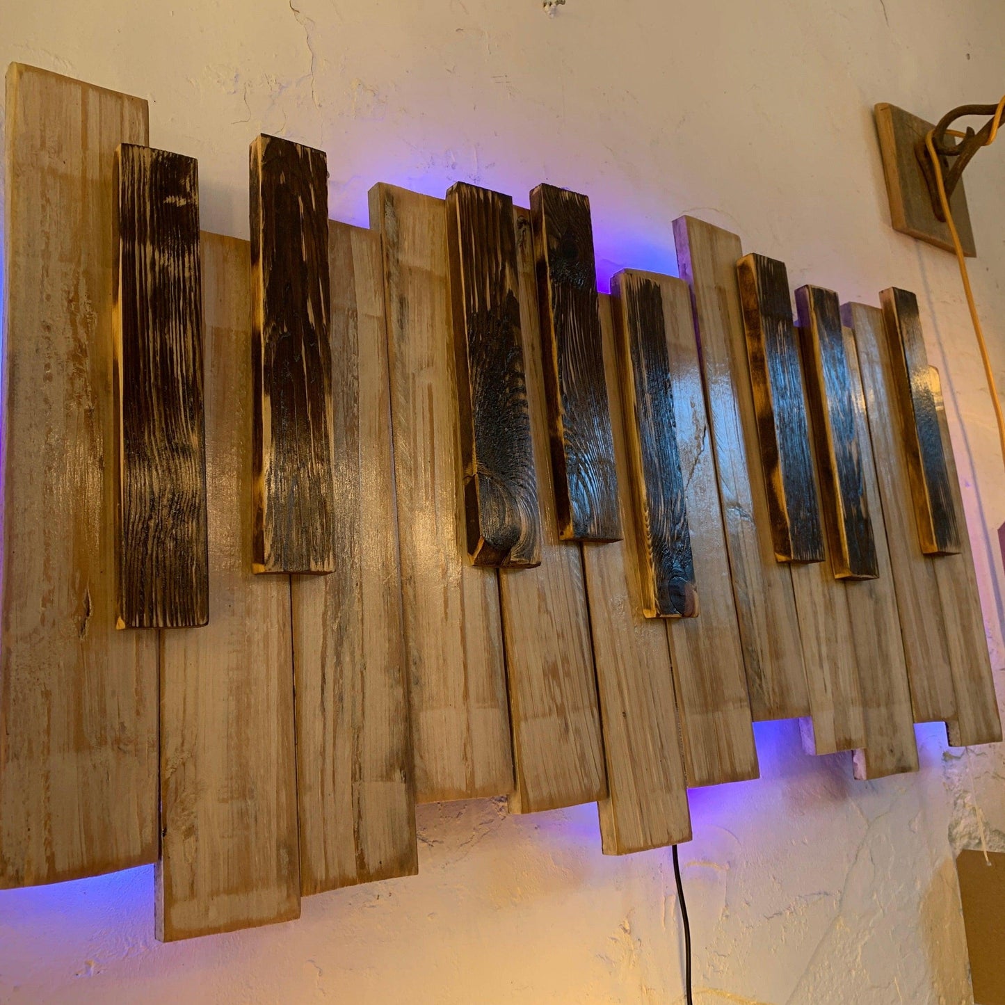 Piano Keyboard LED Wall Art One of a Kind