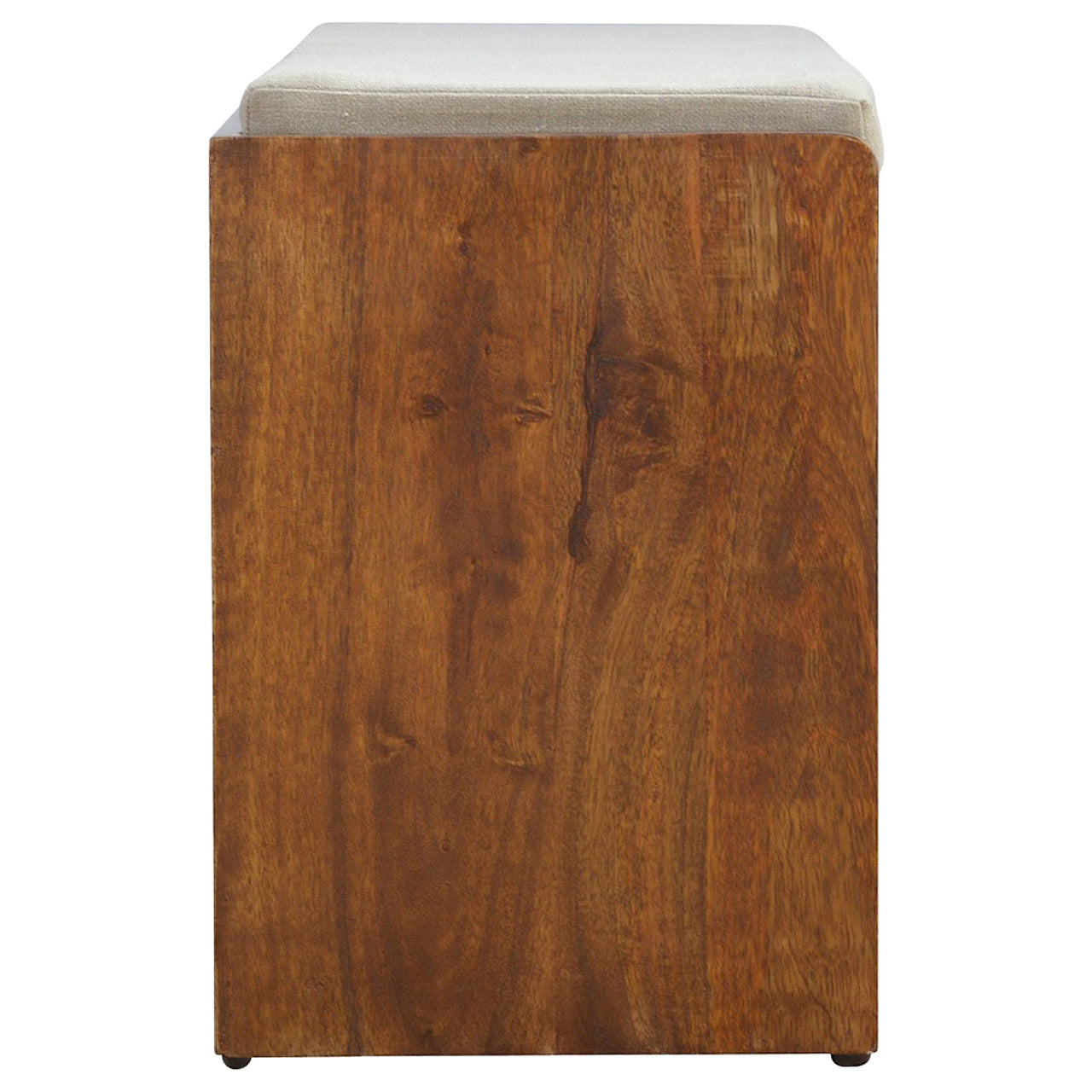 Mud Linen Pull out Shoe Storage Bench Cabinet