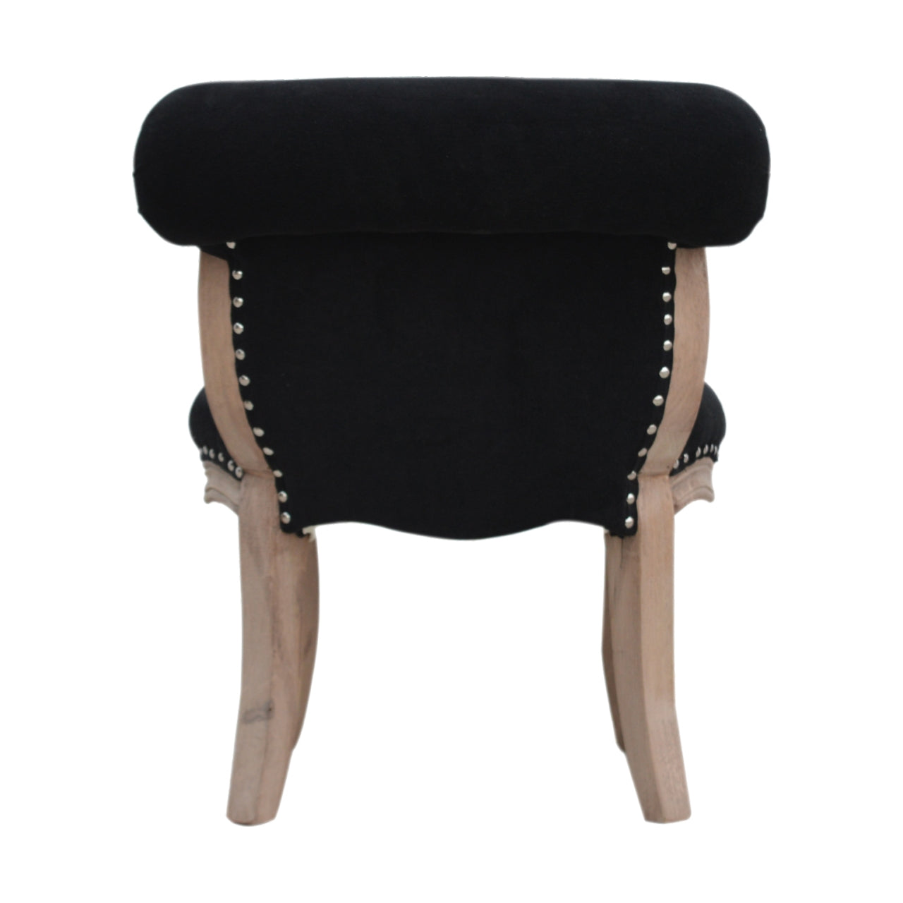 Chair | Black Velvet | Studded | Dining Kitchen Bedroom