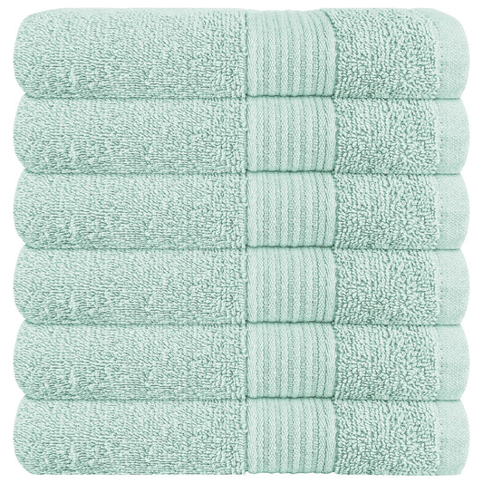 Rhodes Towel Seafoam Hand Bath Towels, Sheets & Face Cloths |100% Cotton Hotel Quality